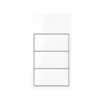 Simon 100 W100-10020215x-130 Panel 2-krotny pion: 3 klawisze; biały *Do wyczerpania stanów magazynowych