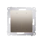Simon 54 GO WMDC-008N8P-044 Sterownik podwójny oświetleniowy, sterowany smartfonem [Wi-Fi] - SWITCH D; 2x5 A, 230 V, (moduł); złoty mat