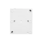 Simon Aquaclick WA-CGSZ1CZ-xx-11xx Gniazdo wtyczkowe natynkowe, Schuko, pojedyncze, klapka w kolorze pokrywy, z przesłonami torów prądowych, IP44, 16A, 250V~, szybkozłącza; biały