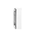 Simon Aquaclick WA-CGSZ4CZ-xx-11Ax Gniazdo wtyczkowe natynkowe, Schuko, 4-krotne, klapka transparentna, z przesłonami, IP44, 16A, 250V~, szybkozłącza; biały