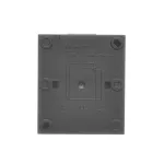 Simon Aquaclick WA-CGSZ1Cx-xx-49Ax Gniazdo wtyczkowe natynkowe, Schuko, pojedyncze, klapka transparentna, IP44, Σ16A, 250V~, zaciski śrubowe; czarny