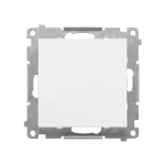 Simon 55 WMDL-0104Mx-111 Łącznik krzyżowy z podświetleniem LED – podświetlenie jak w łączniku pojedynczym (moduł) 10 AX, 250 V~, szybkozłącza; Biały mat
