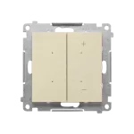 Simon 55 WMDS-004xL1-144 Ściemniacz do LED ściemnialnych, klawiszowy, 15-200 W, 230 V (moduł); Szampański mat