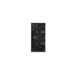 Simon 55 WMDL-K1224x-149 Klawisz połówkowy bez piktogramu do produktów elektronicznych; Czarny mat