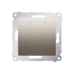 Simon 54 GO WMDC-010MXP-044 Sterownik pojedynczy oświetleniowy z wbudowanym pomiarem energii, sterowany smartfonem [Wi-Fi] - SWITCH; 1x16 A, 230 V, (moduł); złoty mat