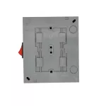 Simon Aquaclick WA-GZN4W1x-xx-18xx Gniazdo wtyczkowe natynkowe, 4-krotne z uziemieniem, z wbudowanym wyłącznikiem, IP20, 16A, 250V~, zaciski śrubowe; ciemnoszary