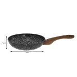 KINGHOFF PATELNIA ALUMINIUMIOWA SZARY MARMUREK 20cm