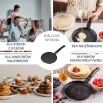KLAUSBERG PATELNIA DO NALEŚNIKÓW ALUMINIOWA WZÓR KOTEK NIEPRZYWIERAJĄCA POWŁOKA 18cm