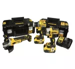 DEWALT ZESTAW COMBO 18V DCK384P2T (DCD796, DCF887, DCG405) 2x5,0Ah