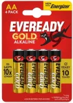 EVEREADY BATERIA ALKALINE GOLD LR6/4BP