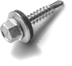 Wkręt samowiercący do mocowania blach typ OC 4,8x16mm z podkładką T14 ocynkowany [OP 250]