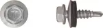 Wkręt samowiercący do łączenia blach typ OC 4,8x19mm małe wiertło z podkładką T14 RAL 3009 [OP 4 kg]