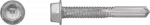 Wkręt samowiercący do mocowania blach typ ON 5,5x38mm z podkładką T14 RAL 9002 [OP 100]