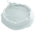Futerko polerskie naturalne ze ściągaczem 125mm