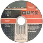 Ściernica do cięcia aluminium 125x1.6x22,23 mm plaska