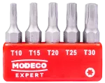 Zestaw bitów 25mm T10 T15 T20 T25 T30 5cz