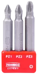 Zestaw bitów 50mm PZ1 PZ2 PZ3 3cz