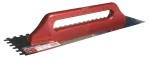 Paca nierdzewna ząb 480x130x6 mm uchwyt drewno
