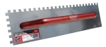Paca nierdzewna ząb 480x130x10 mm uchwyt drewno