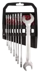 Kpl. kluczy płaskich 8 szt. 6-22 mm Cr-V satin