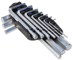 Zestaw kluczy imbusowych HEX Cr-V krótkie 1,5-10 mm 10cz