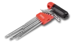 Zestaw kluczy imbusowych TORX Cr-V długie T10-T50 9cz