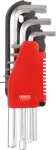 Zestaw kluczy imbusowych HEX długie Cr-V 1,5-10 mm 9cz