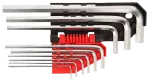 Zestaw kluczy imbusowych HEX długie Cr-V 1,5-10 mm 9cz