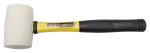 Młotek gumowy 0,9kg trzonek fiberglass biały