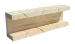 Skrzynka uciosowa drewniana 410x80 mm