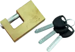 Kłódka mosiężna 60 mm extra lock antywłamaniowa