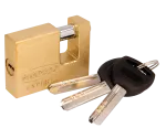 Kłódka mosiężna 90 mm extra lock antywłamaniowa