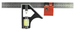 Kątownik wielofunkcyjny 300x100 mm przesuwane ramię z libellą