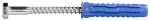 4ALL Kołek uniwersalny 12x60mm z wkrętem 8,0x100mm z łbem sześciokątnym [OP 10]