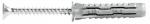 UNIPLUG Kołek uniwersalny 6x30mm z wkrętem 4,5x40mm, [OP 50]