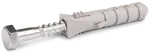 FIX Kołek rozporowy 10x50mm nylonowy z wkrętem 6,0x60mm z łbem sześciokątnym [OP 8]