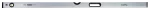 Poziomnica anodowana 150cm max level silver 90° 0° uchwyt