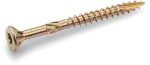 TS Hartowany wkręt do drewna twardego 6,0x200mm łeb stożkowy napęd typu TX ocynk żółty [OP 5 kg]
