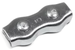 Zacisk linowy siodełkowy podwójny 2,0 mm, 4szt