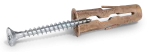 UNO Kołek uniwersalny Timber 8x32mm z wkrętem 4,5x40mm, [OP 20]