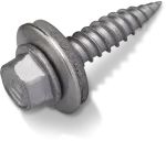 Wkręt samowiercący 6,0x25mm ze stali nierdzewnej A2 do mocowania blach typ OC z podkładką S16 [OP 250]