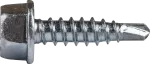 Wkręt samowiercący do łączenia blach typ OC 4,8x16mm małe wiertło z podkładką T14 RAL 9010 [OP 250]