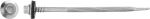 Wkręt samowiercący do płyt warstwowych Ruspert 5,5/6,3x161mm z podkładką A19 RAL 9010 [OP 100]
