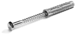 UNIPLUG Kołek uniwersalny 12x60mm z wkrętem 6-cio kątnym 8x80mm, [OP 10]