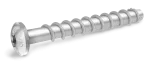 R-HLX wkręt do betonu hartowany indukcyjnie 6/7,9x40 mm, łeb soczewkowy, ocynk płatkowy [OP 100]