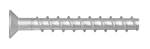 R-HLX Wkręt do betonu hartowany indukcyjnie 8/10,4x150 mm z łbem stożkowym w powłoce ocynku płatkowego [OP 50]