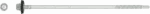 Wkręt samowiercący do blach 5,5/6,3x100mm do płyt warstwowych z podkładką A19 RAL 8004 [OP 100]