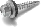 Wkręt samowiercący do mocowania blach typ OC 5,5x32mm z podkładką T14 [OP 100]