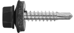 Wkręt samowiercący do mocowania blach typ OC 6,3x25mm z podkładką T19 RAL 6021 [OP 200]