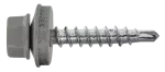Wkręt farmerski blacha do drewna od 4,8x35 mm z podkładką T14 RAL 9007 [OP 250]